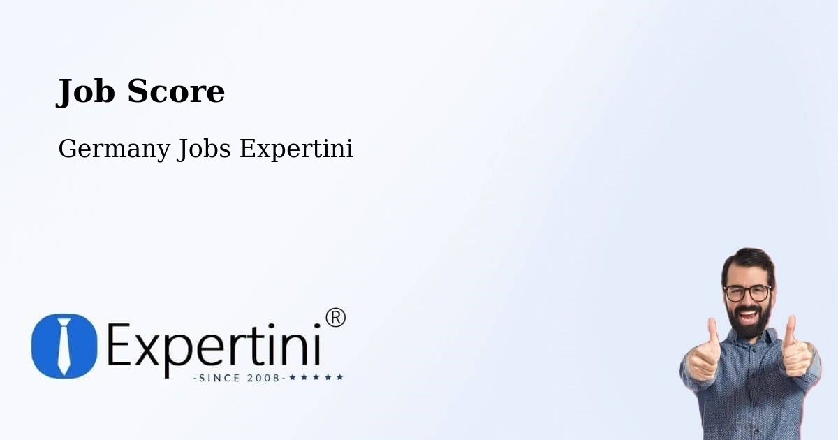 Job Score & Job Description Score Tool – Jena - Germany Jobs Expertini