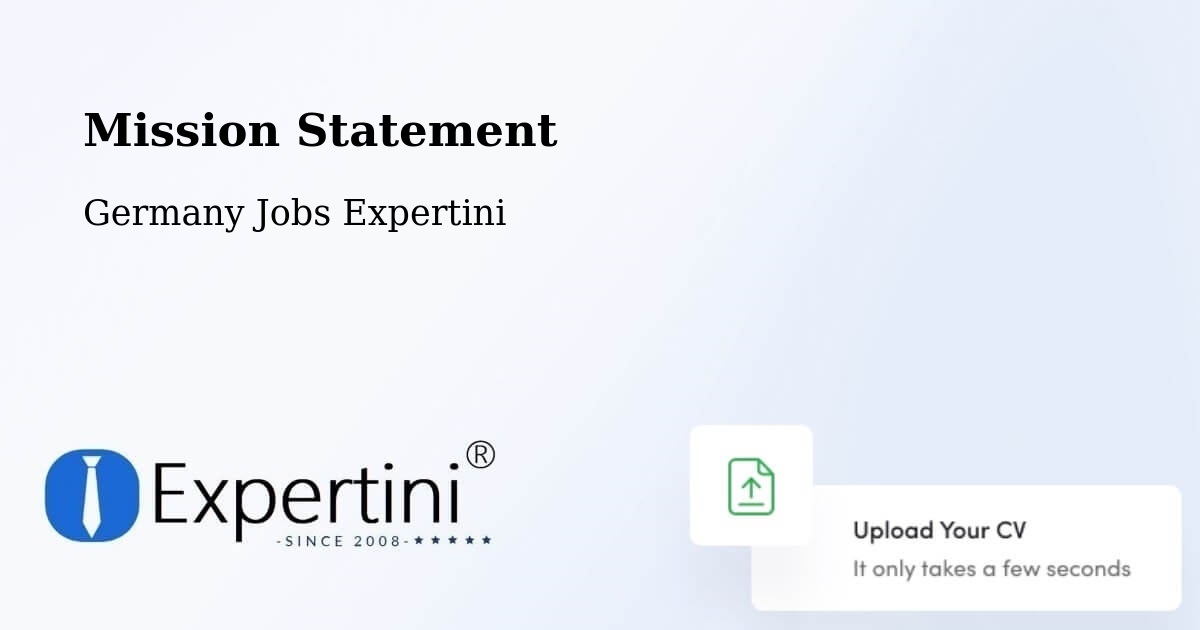 Corporate Mission – Jena - Germany Jobs Expertini